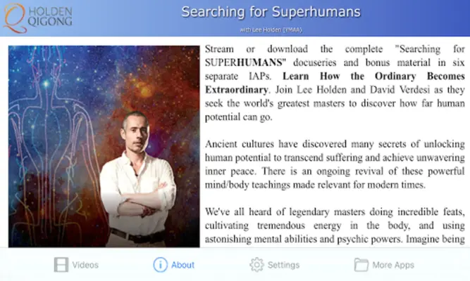 Searching for Superhumans android App screenshot 0