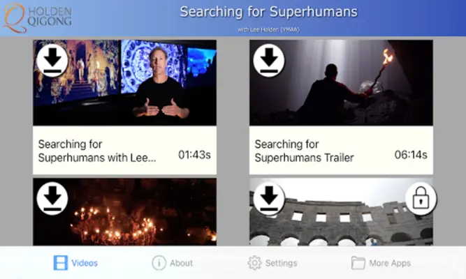 Searching for Superhumans android App screenshot 1